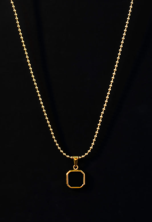 COR Stone Pendant - Black