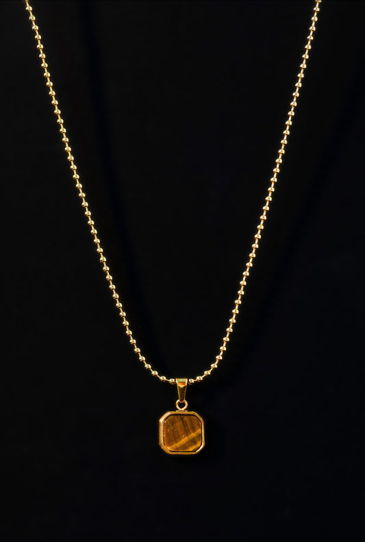 COR Stone Pendant - Brown